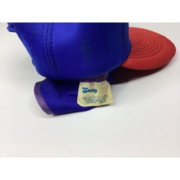 Quebec Nordiques Hat Krystal Cap Snug Adjustable Blue Red NHL Retro - Picture 6 of 6